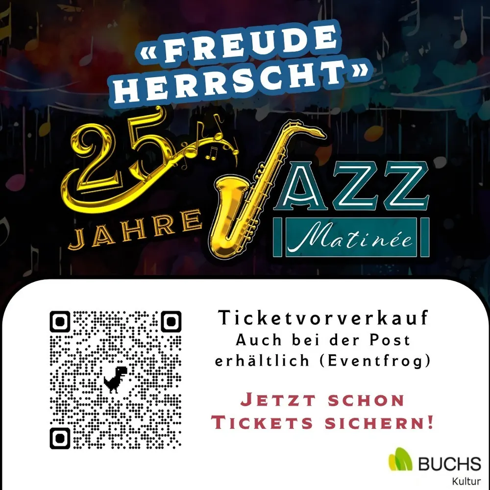 Plakat 25 Jahre Jazz-Matinée